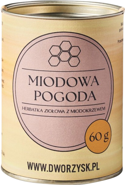 Herbata sypana Dworzysk Miodowa Pogoda 60 g (5901122626787) - obraz 1