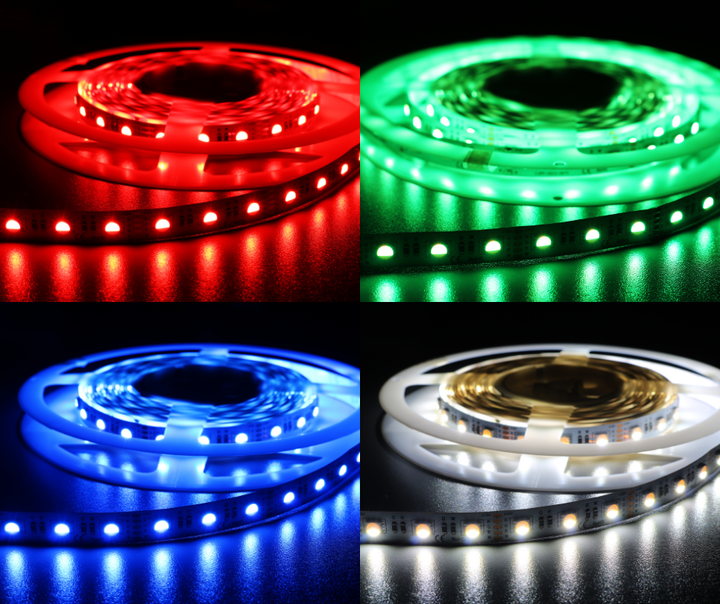 Taśma LED MW Power 24V 60 LED RGB+WW 3000K IP33 5 m (5902135164303) - obraz 2