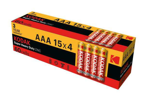 Батарейка Kodak EXTRA HEAVY DUTY R3 коробка 1x4 шт. (30411715/B) - Фото 1 Батарейка Kodak EXTRA HEAVY DUTY R3 коробка 1x4 шт. (30411715/B) - зображення 1