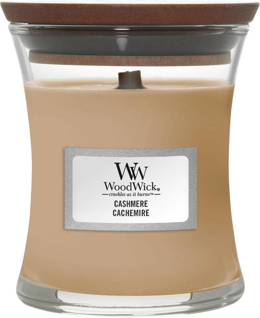 Świeca zapachowa Woodwick Cashmere 85 g (5038581141923) - obraz 1