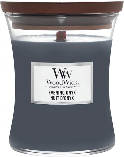 Świeca zapachowa Woodwick Evening Onyx 275 g (5038581055053) - obraz 1