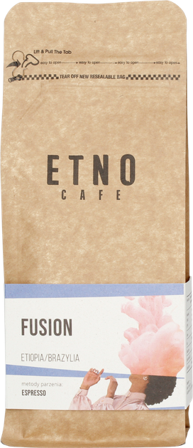 Kawa ziarnista Etno Cafe Fusion 250 g (5902768699951) - obraz 1