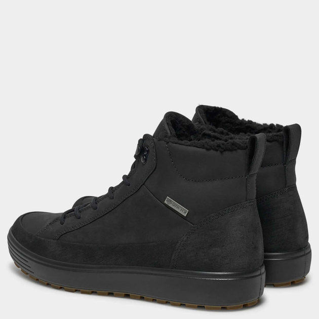 Zimowe trzewiki męskie skórzane Gore-Tex ECCO Soft 7 Tred M 45044451052 41 26.8 cm Czarne (194891609180) - obraz 3