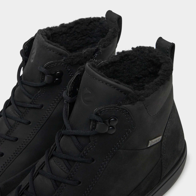 Zimowe trzewiki męskie skórzane Gore-Tex ECCO Soft 7 Tred M 45044451052 41 26.8 cm Czarne (194891609180) - obraz 4
