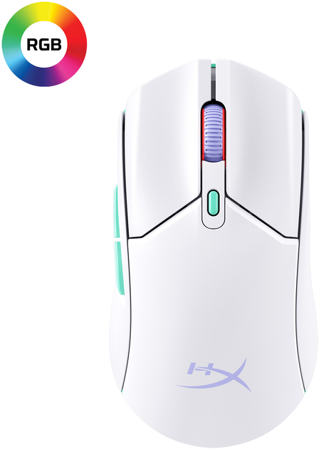 Mysz HyperX Pulsefire Haste 2 Core Wireless/Bluetooth White (8R2E7AA) - obraz 13
