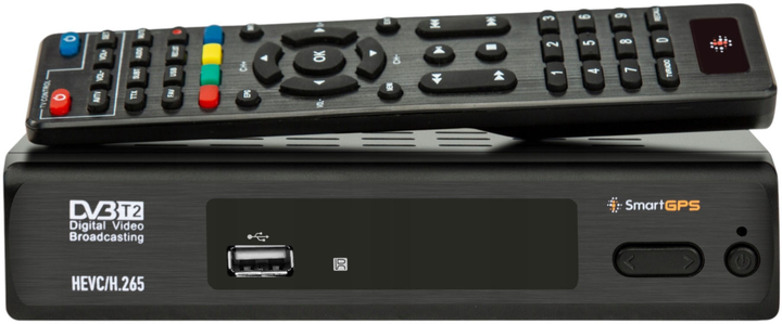 Dekoder SmartGPS SAT-2 (DVB-T2 HEVC) (5905279820784) - obraz 1