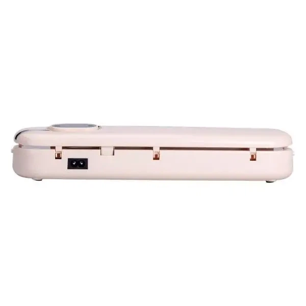 Вакууматор для продуктов Vacuum Sealer кухонный вакуумный упаковщик для дома для мяса для рыбы вакууматор профессиональный 300 Вт + 10 пакетов в комплекте Розовый - изображение 5