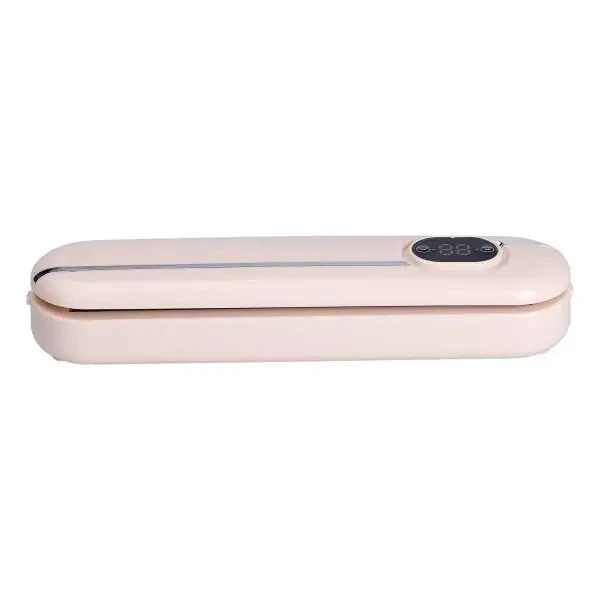 Вакууматор для продуктов Vacuum Sealer кухонный вакуумный упаковщик для дома для мяса для рыбы вакууматор профессиональный 300 Вт + 10 пакетов в комплекте Розовый - изображение 8