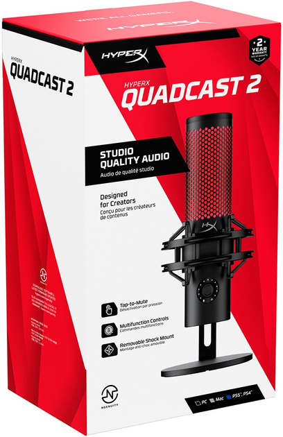 Мікрофон HyperX QuadCast 2 USB (872V1AA) - зображення 11