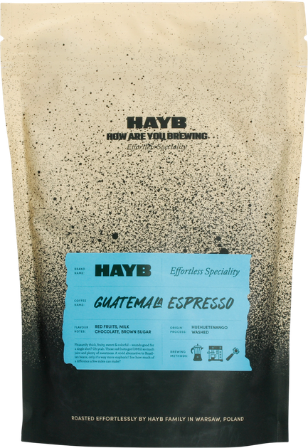 Кава в зернах Hayb Guatemala Espresso 250 г (5904844570048) - зображення 1