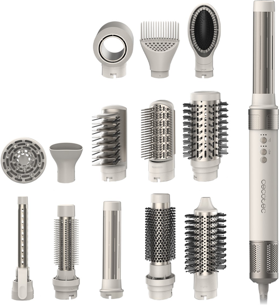Стайлер CECOTEC Bamba CeramicCare 14in1 AirGlam Champagne (CCTC-00252) - зображення 1