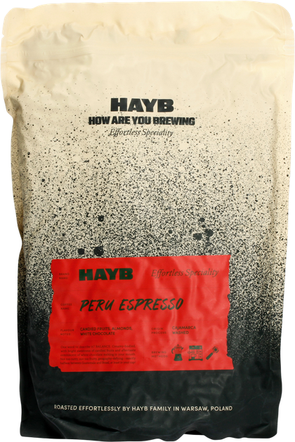 Кава в зернах Hayb Peru Espresso 1 кг (5904844570529) - зображення 1