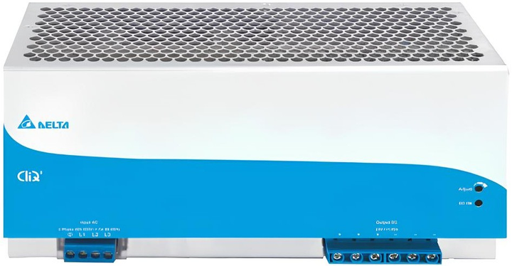 Zasilacz na szynę DIN Delta 960W, 24V, 40A wejście 3-fazowe (DRP024V960W3BN) (5901885208145) - obraz 1
