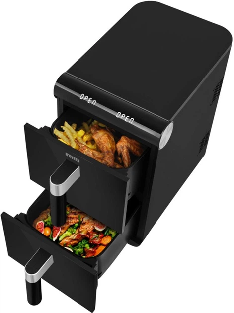 Frytkownica beztłuszczowa N'oveen DoubleCrisp AF5050 X-LINE (00-00063804) - obraz 2