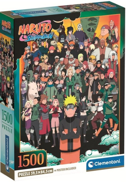 Пазл Clementoni Naruto Shippuden 1500 елементів 31748 (8005125317486) - зображення 1