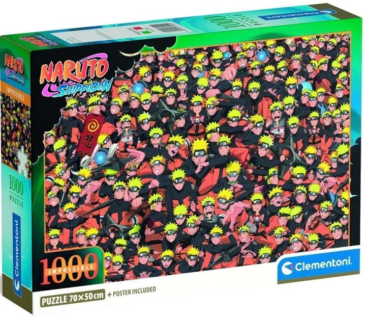 Puzzle Clementoni Naruto Shippuden 1000 elementów 37045 (8005125370450) - obraz 1