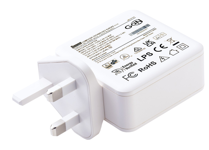 Zasilacz biurkowy uniwersalny Sunny TYPE C 60 5V/3A 9V/3A 12V/3A 15V/3A 20V/3A White (SYS1621-UAW-T2) - obraz 6