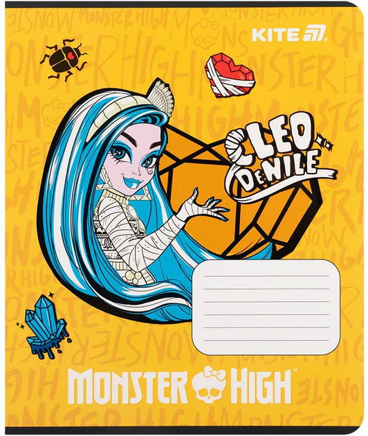 Набір шкільних зошитів Kite Monster High 12 аркушів у клітинку 25 шт (MH25-232) - зображення 14