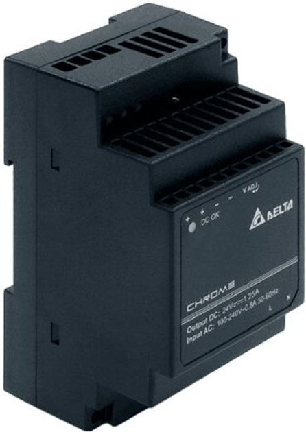 Zasilacz na szynę DIN Delta 30W, 24V, 1.25A (DRC-24V30W1AZ) (5902135117828) - obraz 1