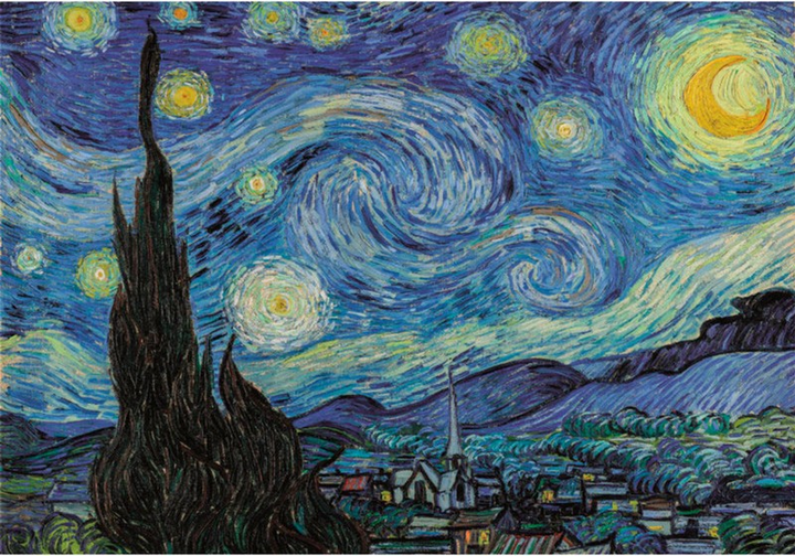 Пазл Clementoni Museum Collection Van Gogh The Starry Night 1000 елементів 37065 (8005125370658) - зображення 2