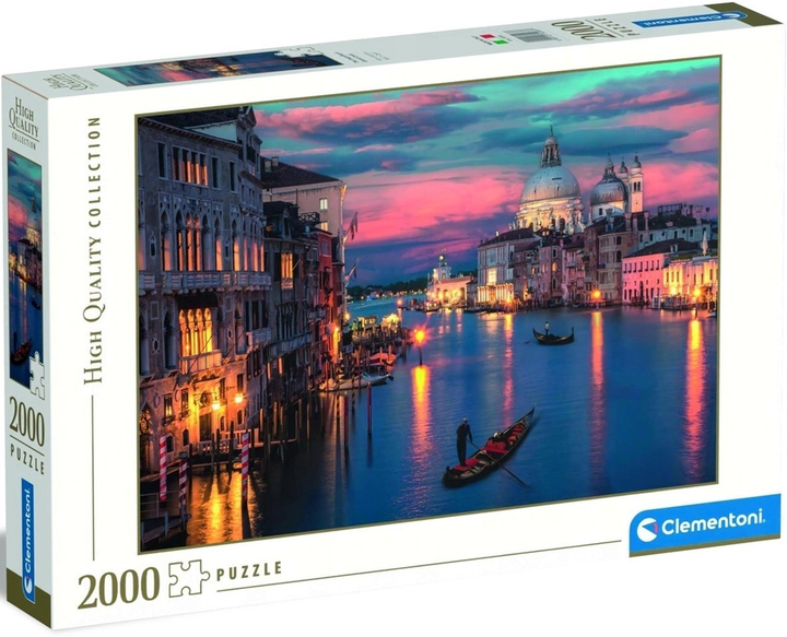 Puzzle Clementoni High Quality The Magnificent Grand Canal 2000 elementów 32083 (8005125320837) - obraz 1