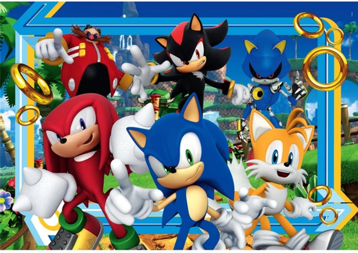 Puzzle Clementoni Super Kolor Sonic The Hedgehog 180 elementów 29799 (8005125297993) - obraz 2