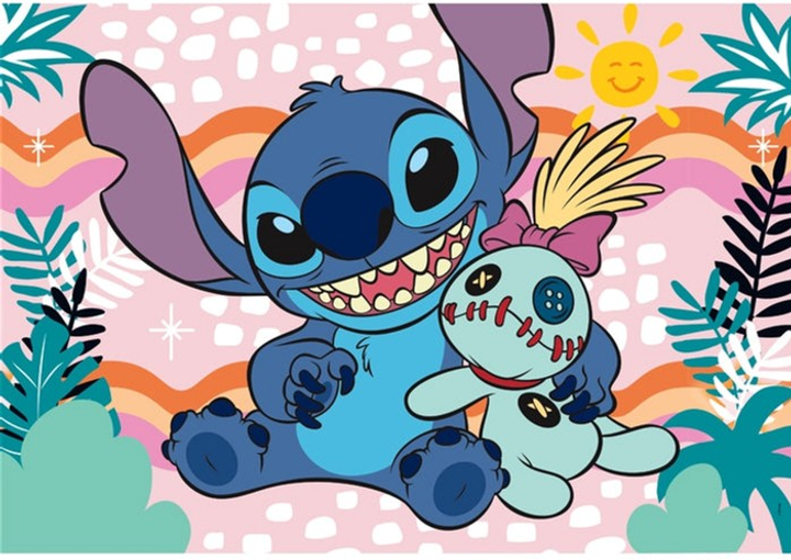 Puzzle Clementoni Super Kolor Disney Stitch 60 elementów 26331 (8005125263318) - obraz 2