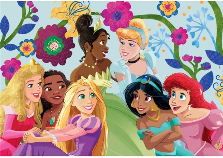 Puzzle Clementoni Super Kolor Disney Princess 2 x 60 elementów 24824 (8005125248247) - obraz 3