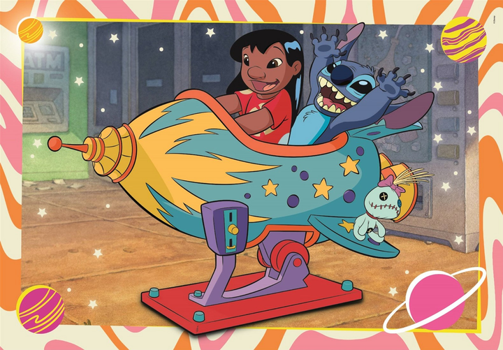 Puzzle Clementoni Super Kolor Disney Stitch 2 x 60 elementów 24822 (8005125248223) - obraz 2