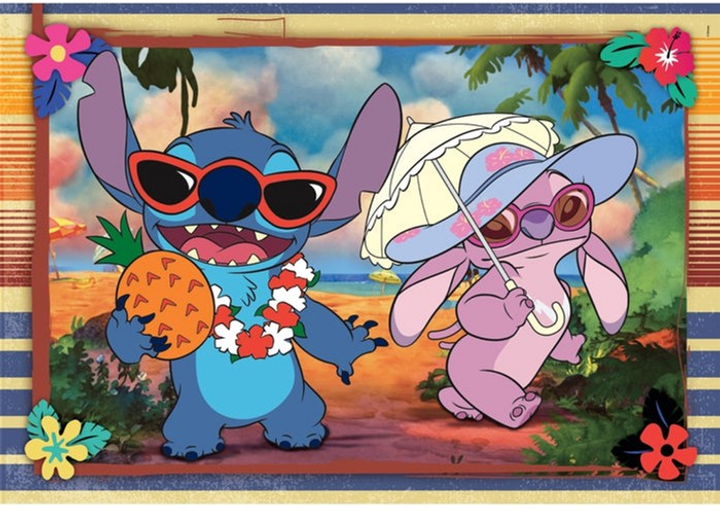Puzzle Clementoni Super Kolor Disney Stitch 2 x 60 elementów 24822 (8005125248223) - obraz 3