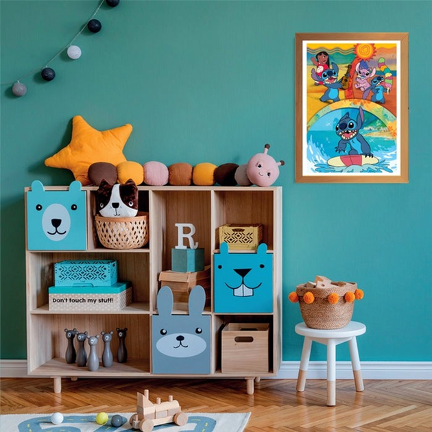 Puzzle Clementoni Super Kolor Disney Stitch 104 elementy 25042 (8005125250424) - obraz 3