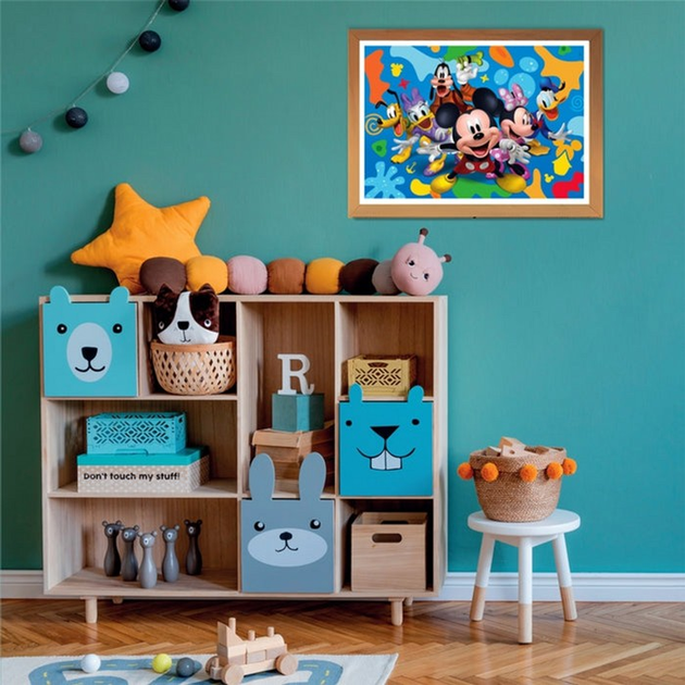 Puzzle Clementoni Super Kolor Disney Mickey and Friends 104 elementy 25053 (8005125250530) - obraz 3