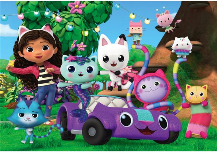 Puzzle Clementoni Super Kolor Gabby's Dollhouse 104 elementy 25034 (8005125250349) - obraz 2