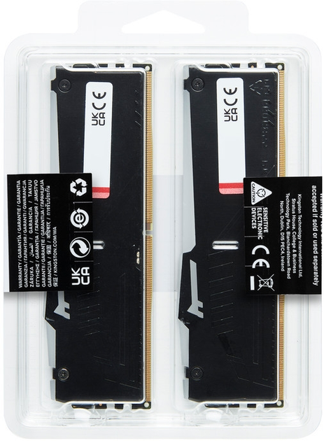 Pamięć RAM Kingston Fury DDR5-5600 131072MB PC5-44800 (Kit of 2x65536) Beast RGB 2Rx8 Black (740617350272) - obraz 7