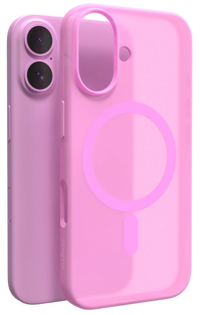Etui Puro Daylight MagSafe do Apple iPhone 16 Pink (8018417485411) - obraz 1