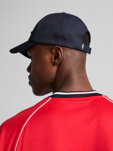 Кепка Puma Ess Metal Cat Bb Cap 2599406 S Темно-синя (4067983508318) - зображення 4
