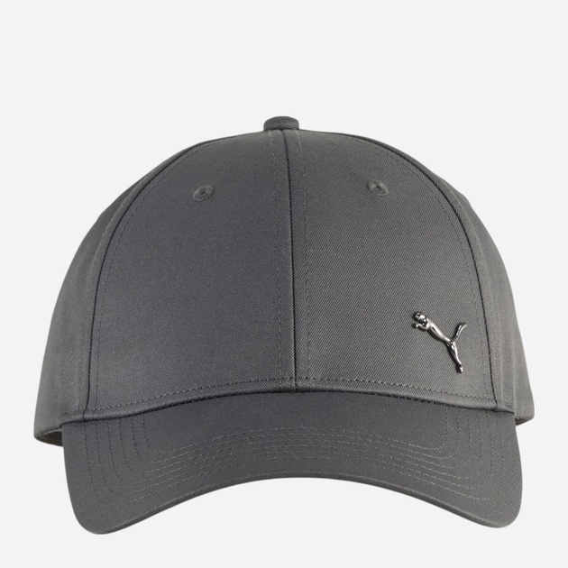 Czapka z daszkiem Puma Ess Metal Cat Bb Cap 2599409 M Szara (4069157710831) - obraz 1