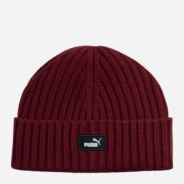 Czapka Puma Ess Fisherman Beanie 2640102 One Size Bordowa (4069157729246) - obraz 1