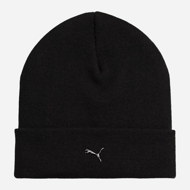 Czapka Puma Metal Cat High Crown Beanie 2640401 One Size Czarna (4069157728997) - obraz 1