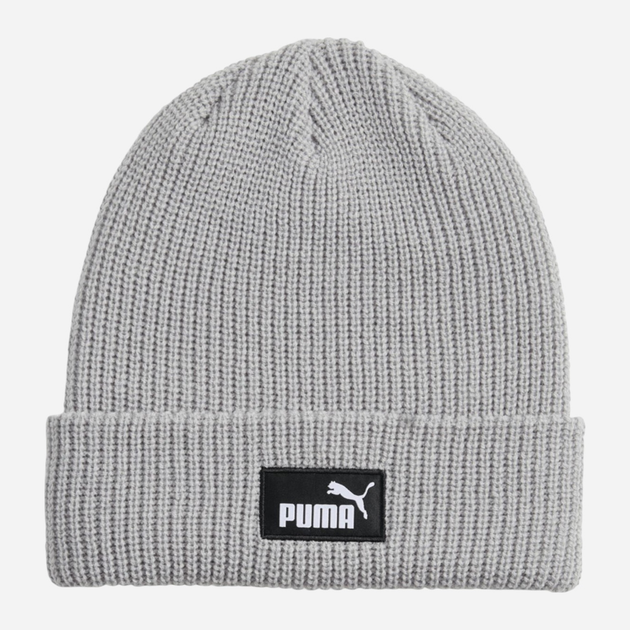 Czapka Puma Ess High Crown Beanie 2641002 One Size Szara (4069157729031) - obraz 1