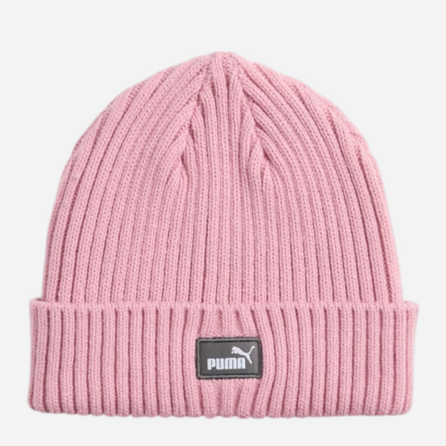 Підліткова демісезонна шапка біні Puma Classic Low Crown Beanie Jr 2655902 Рожева (4069157147538) - зображення 1