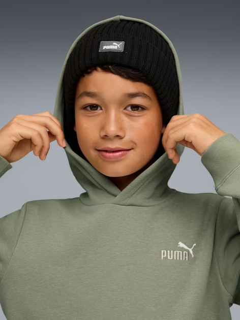 Підліткова демісезонна шапка біні Puma Classic Low Crown Beanie Jr 2655901 Чорна (4069157147965) - зображення 2