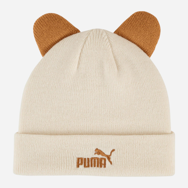 Підліткова демісезонна шапка біні Puma Animal Mid Crown Beanie Jr 2656401 Біла (4069157147415) - зображення 1