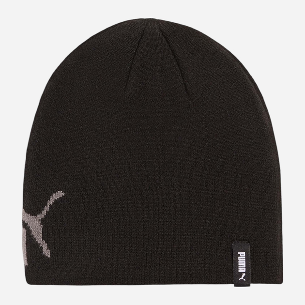 Підліткова демісезонна шапка біні Puma Ess Mid Crown Cuffless Beanie Jr 2656001 Чорна (4069157147637) - зображення 2
