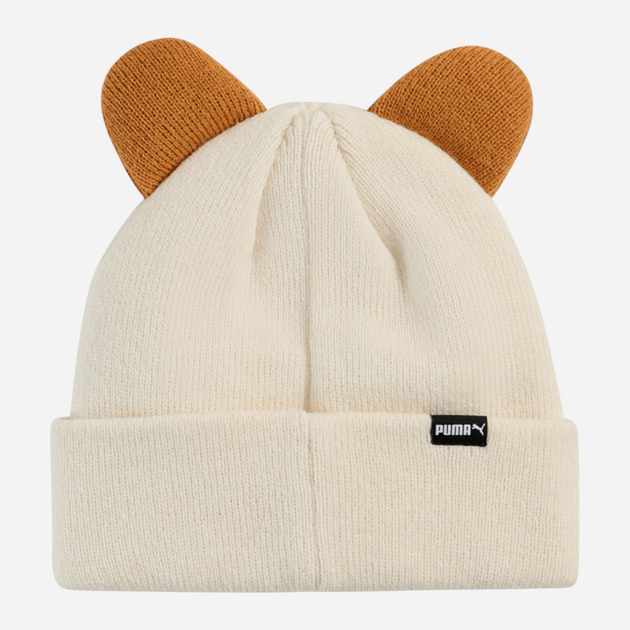 Підліткова демісезонна шапка біні Puma Animal Mid Crown Beanie Jr 2656401 Біла (4069157147415) - зображення 3