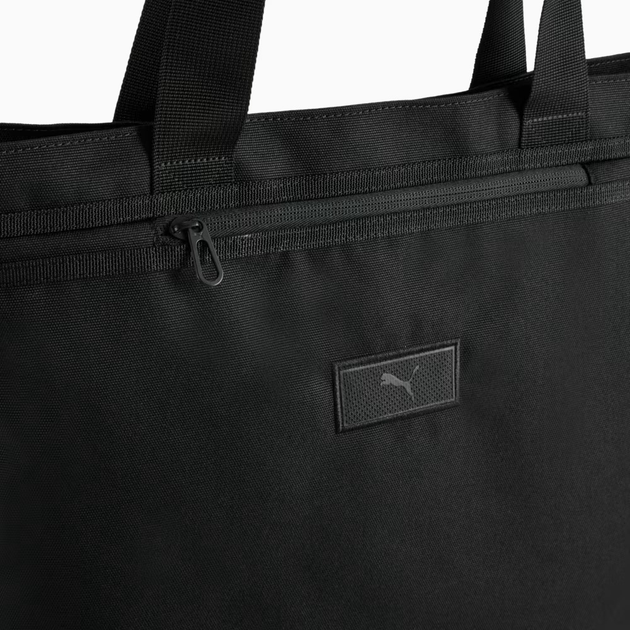 Torba męska sportowa materialowa Puma Essentials Tote Bag 9113001 Czarna (4067984353740) - obraz 4