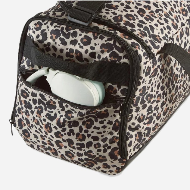 Torba sportowa materialowa duża Puma Challenger Aop Small Sports Bag 9114402 Brązowa (4069156961067) - obraz 4