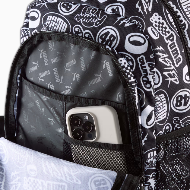 Plecak sportowy 29L A4 Puma Academy Aop Backpack 9115008 Wielobarwny (4069156959934) - obraz 5