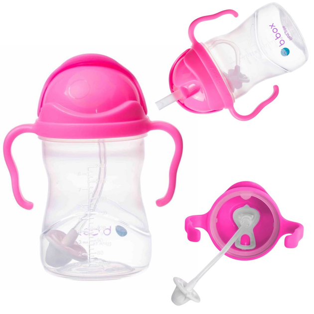 Innowacyjny kubek-bidon B.box z obciążoną słomką 240 ml (9353965005117) - obraz 2