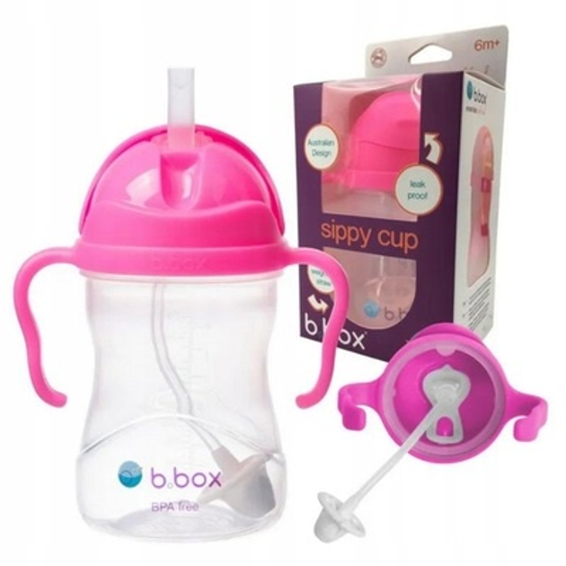 Innowacyjny kubek-bidon B.box z obciążoną słomką 240 ml (9353965005117) - obraz 4